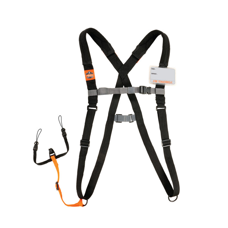 Squids® 3138 Padded Barcode Scanner Harness + Lanyard