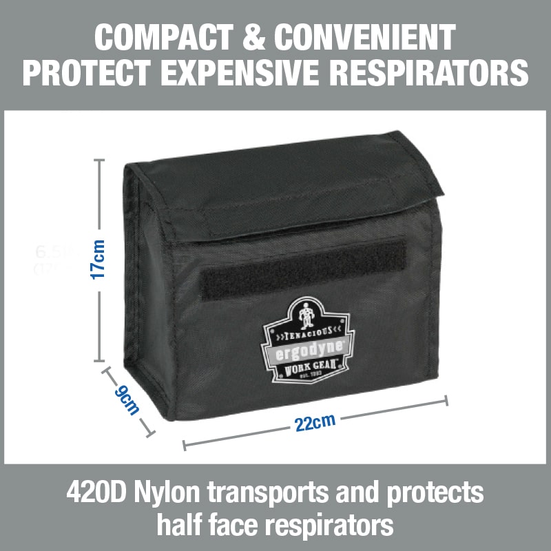 Respirator Waist Bag, Half Mask