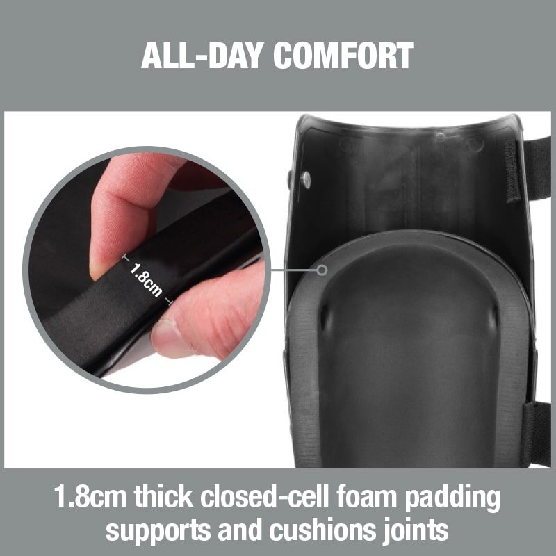 ProFlex 360 Hard Shell Hinged Knee Pads - Non-Marring Rubber Cap - PRYME AUSTRALIA