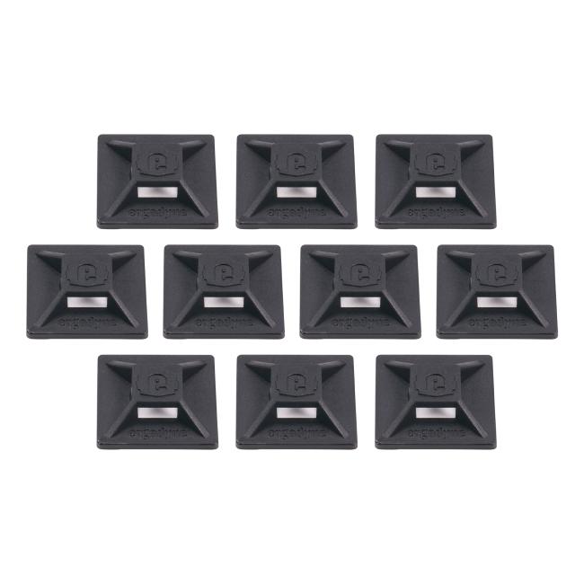 3701 Mini Adhesive Mount Replacements 0.9kg – 10 Pack – Black – Unit