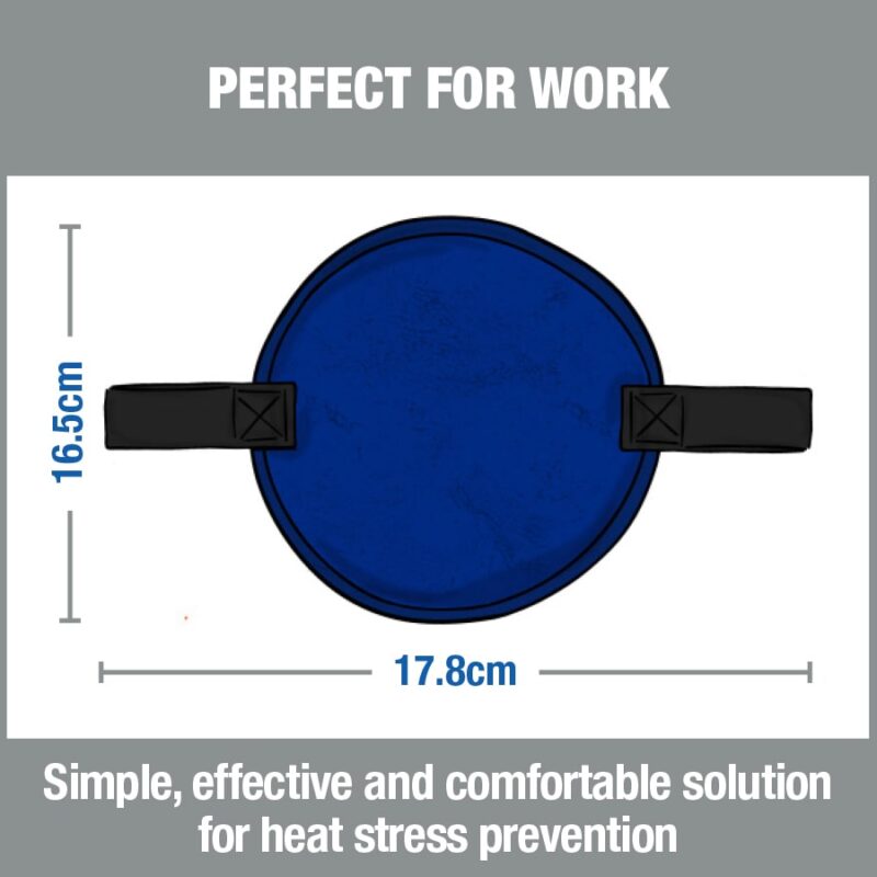 Chill-Its 6715 Evaporative Cooling Hard Hat Cooling Pad - PRYME AUSTRALIA