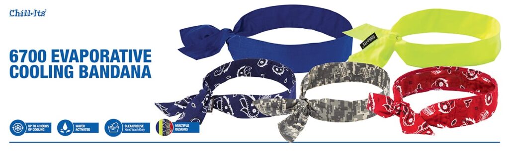 6700 Cooling Bandana - Chill-Its Cooling Gear for Every Heat Warrior - PRYME AUSTRALIA