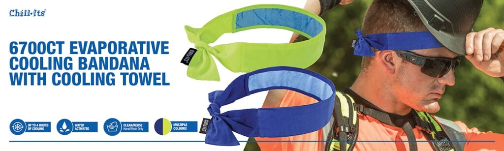 6700 CT Cooling Bandana - Chill-Its Cooling Gear for Every Heat Warrior - PRYME AUSTRALIA